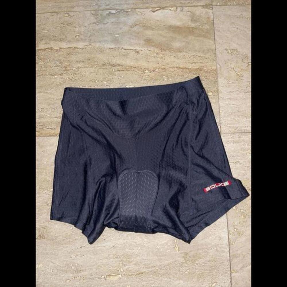Souke Sports Cycling Shorts Womens Size S Padded Stretch Lightweight Black